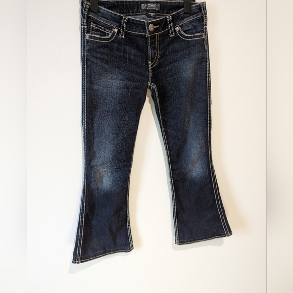 Silver Jeans Frances 22" W30 L33 Dark Wash Flare Jeans - Picture 8 of 8